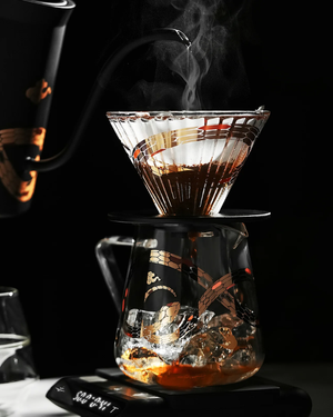 MHW-3BOMBER coffee server بومبر بوت قهوة زجاج - Kshta