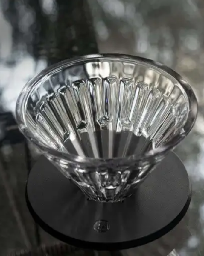Timemore Crystal Eye Glass Dripper 02 PC Holder تايم مور دريبر زجاج - Kshta
