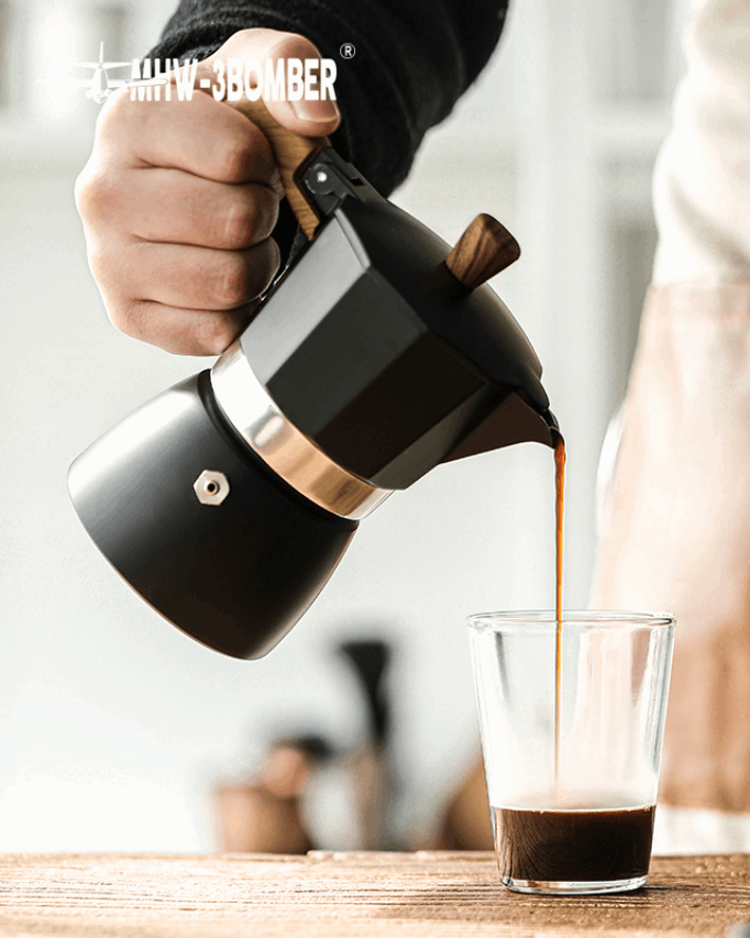 بومبر موكابوت MHW-3BOMBER moka pot - Kshta