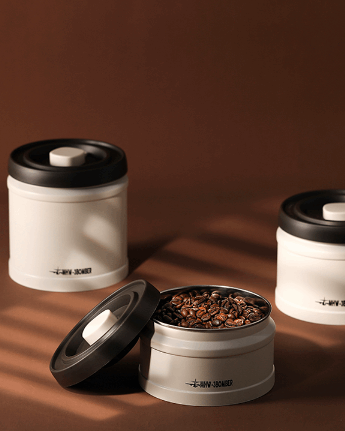 بومبر حافظة قهوة مفرغة هواء MHW-3BOMBER Vacuum sealed canister - Kshta