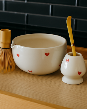 Matcha tea ceremonial set سيت تحضير ماتشا - Kshta
