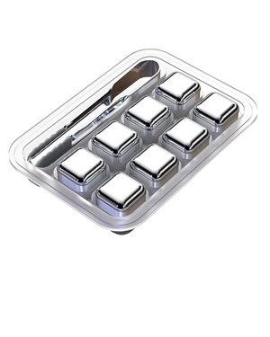 مكعبات ثلج ستانلس ستيل Stainless steel ice cubes