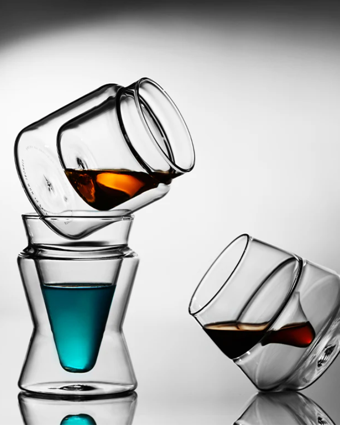 MHW-3BOMBER DW Series Double Wall Glass بومبر كوب مزدوج الجدران - Kshta
