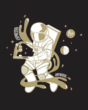Flair Espresso Anywhere Space فلير تيشيرت إسبريسو في أي مكان سبيس - Kshta