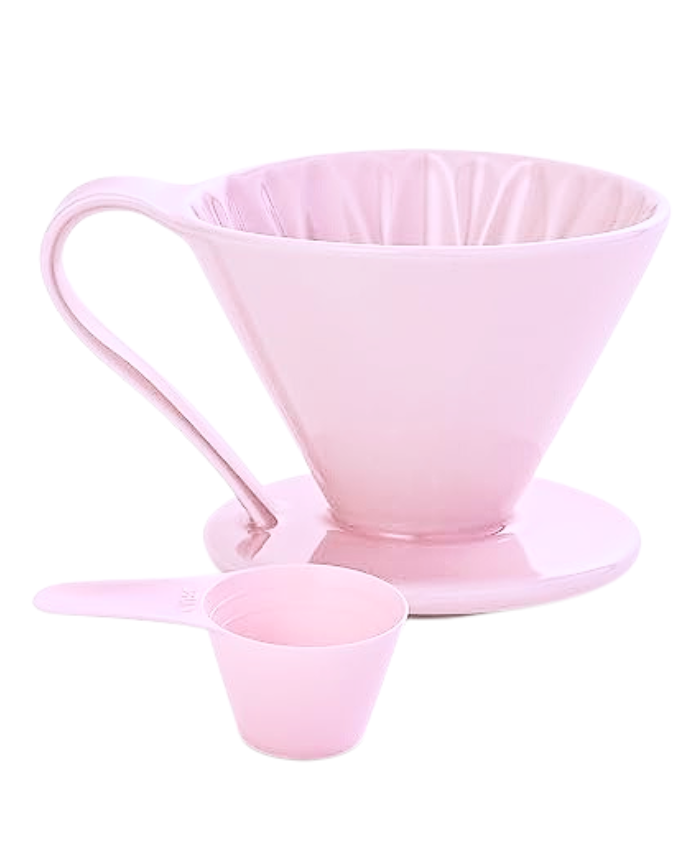 CAFEC V60 Flower Dripper  كافك سيراميك دريبر - Kshta