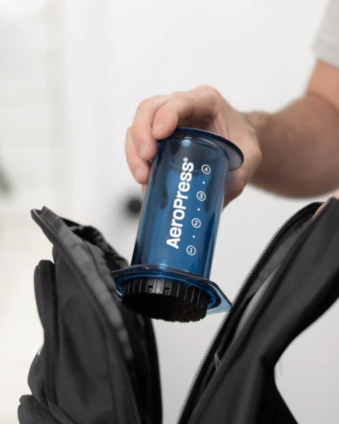 Aeropress  Clear Blue Coffee Press   ايروبرس ازرق - Kshta