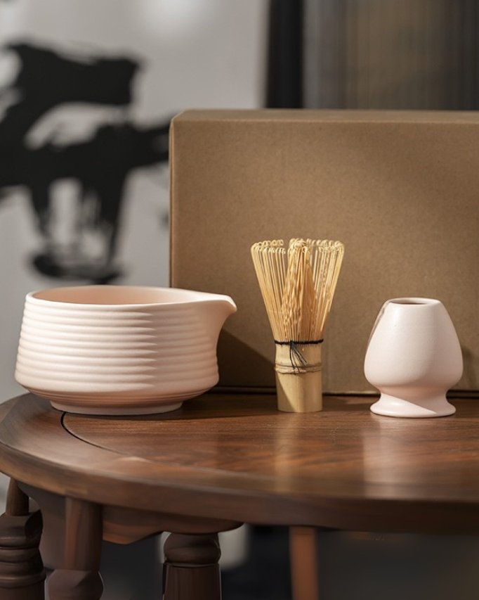 Matcha tea ceremonial set سيت تحضير ماتشا - Kshta