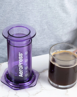 Aeropress Clear Purple Coffee Press   ايروبرس بنفسجي - Kshta