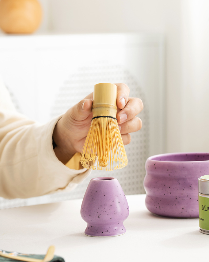 Matcha tea ceremonial set سيت تحضير ماتشا - Kshta