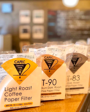 CAFEC dark Roast v60 Paper Filter  كافك فلاتر للتحميص الغامق - Kshta