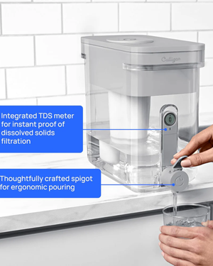 Culligan Water Filter Dispenser with ZeroWater Technology  كوليكان فلتر ماء بتقنية زيرو ووتر - Kshta