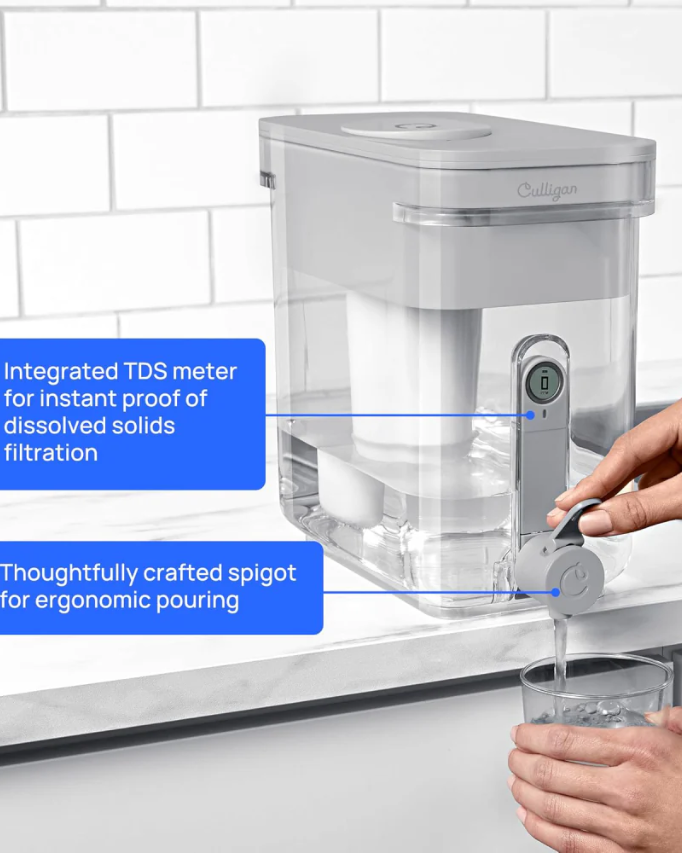 Culligan Water Filter Dispenser with ZeroWater Technology  كوليكان فلتر ماء بتقنية زيرو ووتر - Kshta
