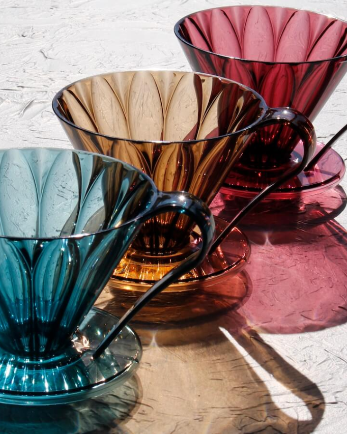 Cafec Flower Dripper Tritan Plastic كافك فلور دريبر