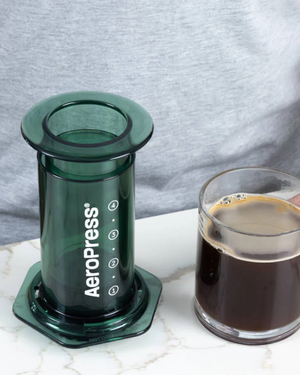 Aeropress Clear Green Coffee Press   ايروبرس اخضر - Kshta