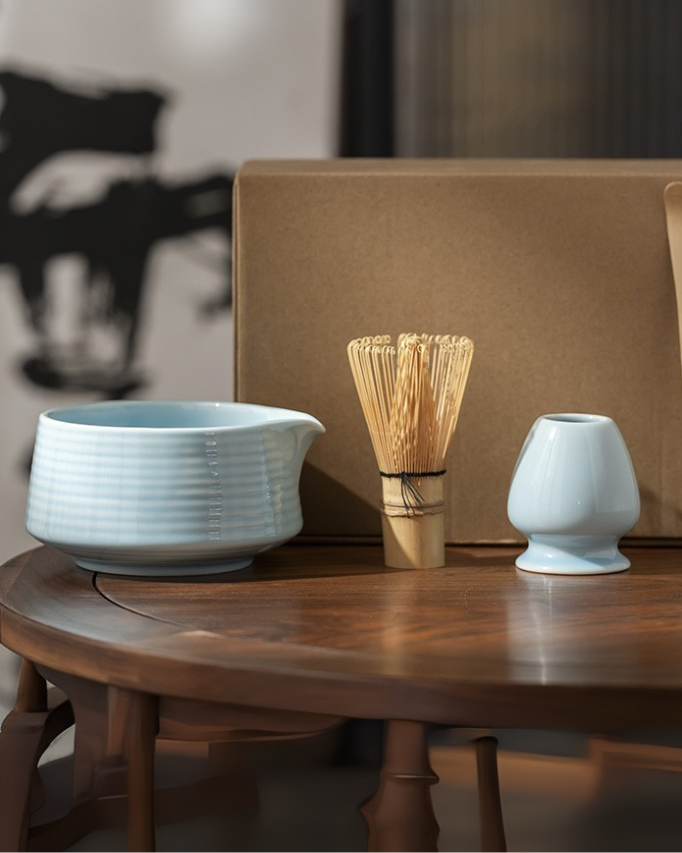 Matcha tea ceremonial set سيت تحضير ماتشا - Kshta