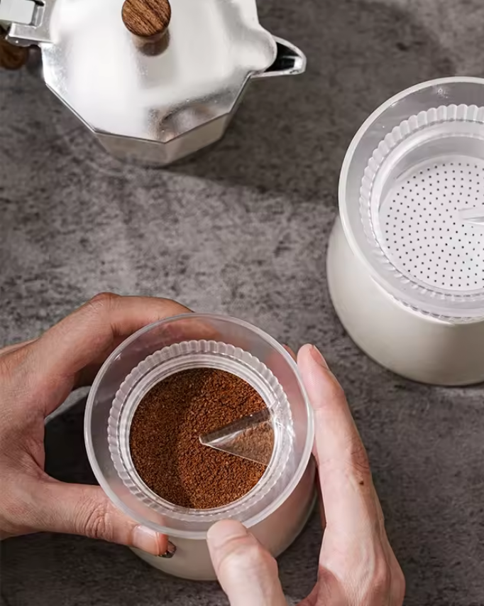 Moka Pot Dosing Funnel  موكا بوت دوزنك فنل - Kshta