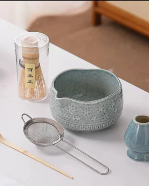 Matcha tea ceremonial set سيت تحضير ماتشا - Kshta