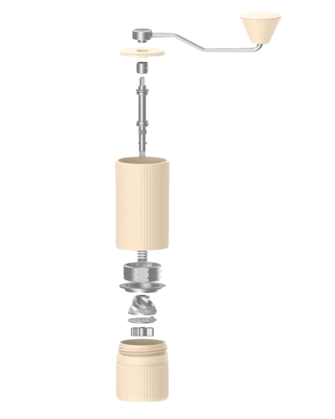 Nuttii Goose Coffee Grinder نوتي  مطحنة يدوية اصدار جوس - Kshta
