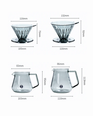 TIMEMORE Crystal Eye Brewer Set تايم مور سيت تحضير قهوة - Kshta