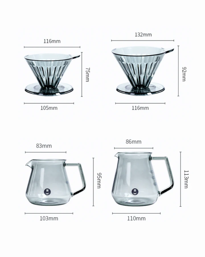 TIMEMORE Crystal Eye Brewer Set تايم مور سيت تحضير قهوة - Kshta