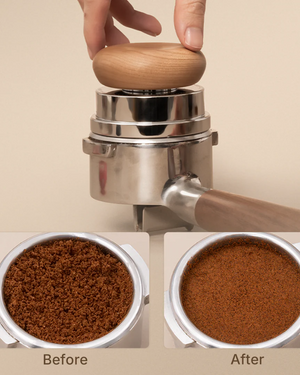 TIMEMORE PUCKS Espresso Accessories Set (Wooden Grip)  تايم مور سيت ملحقات الإسبريسو (الاصدار الخشبي ) - Kshta