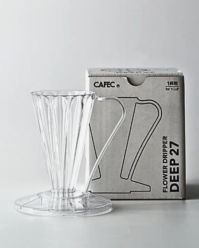 Cafec Deep 27 clear Flower Dripper كافك ديب 27  دريبر - Kshta