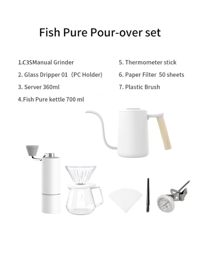 Timemore C3s Pour Over Set تايم مور سيت دريبر - Kshta