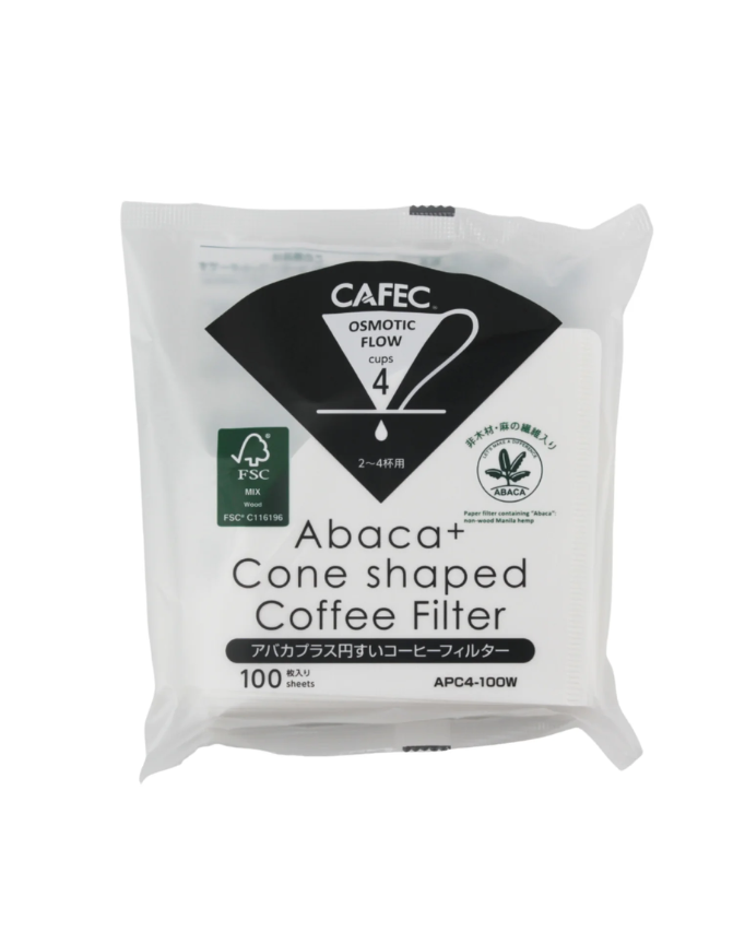Cafec Abaca + Cone Paper Filter  كافك فلاتر ابكا بلاص