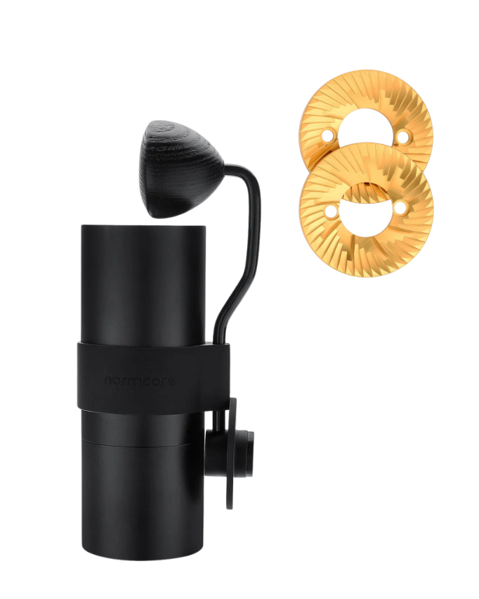Normcore Manual Coffee Grinder V2  Flat Burr   نورمكور مطحنة يدوية تروس مسطحة - Kshta