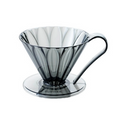 Cafec Flower Dripper Tritan -Black Plastic كافك فلور دريبر - Kshta