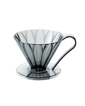 Cafec Flower Dripper Tritan -Black Plastic كافك فلور دريبر - Kshta