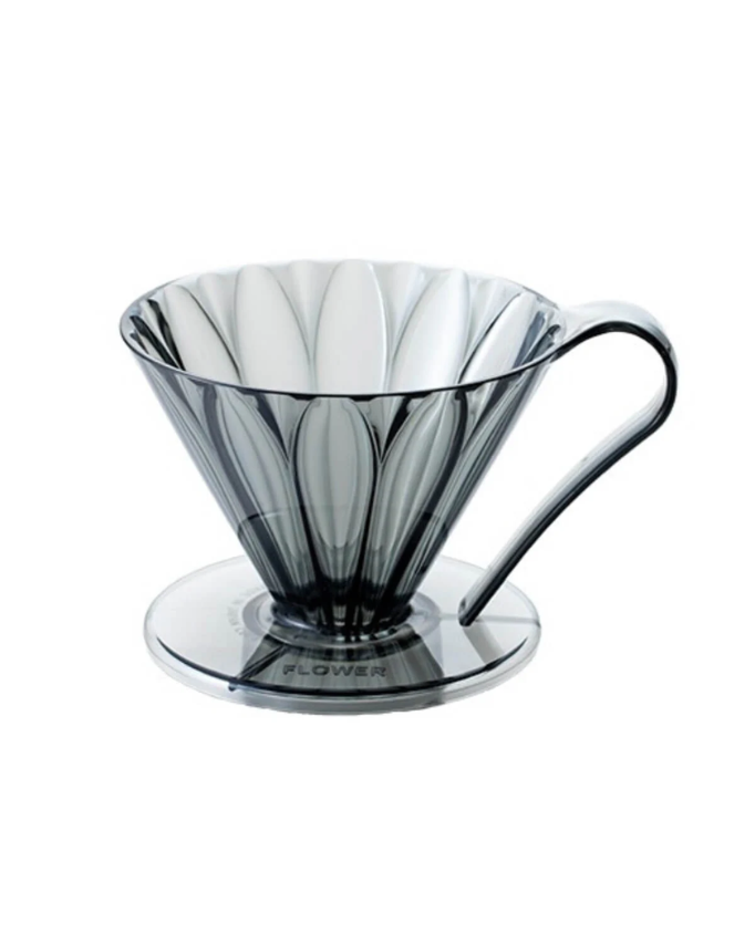 Cafec Flower Dripper Tritan -Black Plastic كافك فلور دريبر - Kshta
