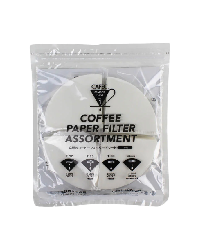 CAFEC 4P Paper Filter Assortment كافك سيت فلاتر - Kshta