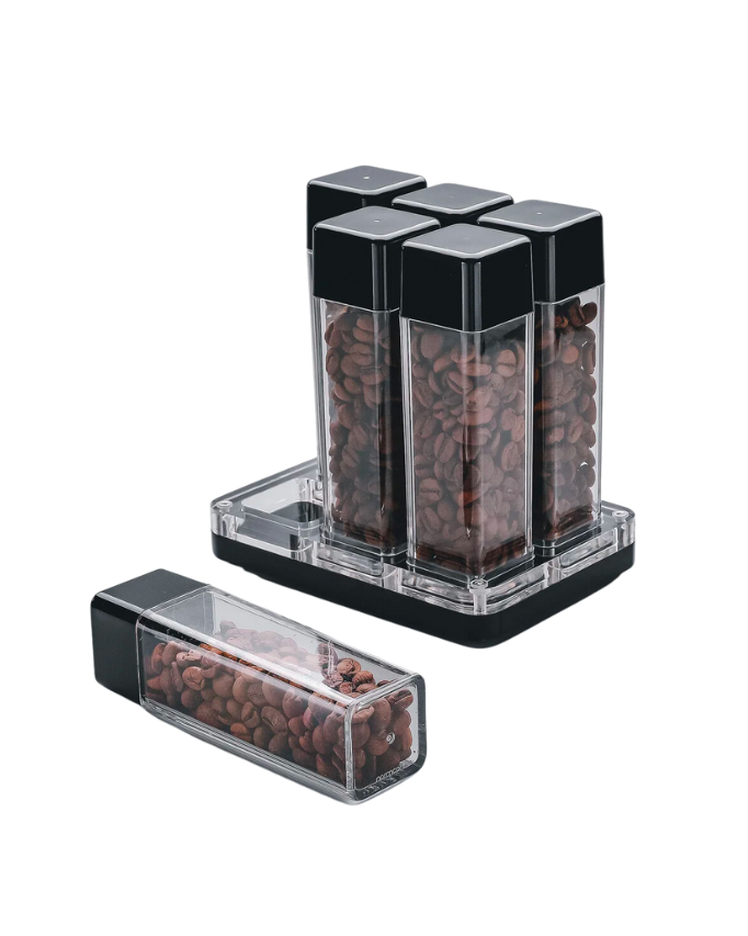NORMCORE  COFFEE BEAN CELLARS TUBES WITH STAND نورمكور علب حافظات قهوة