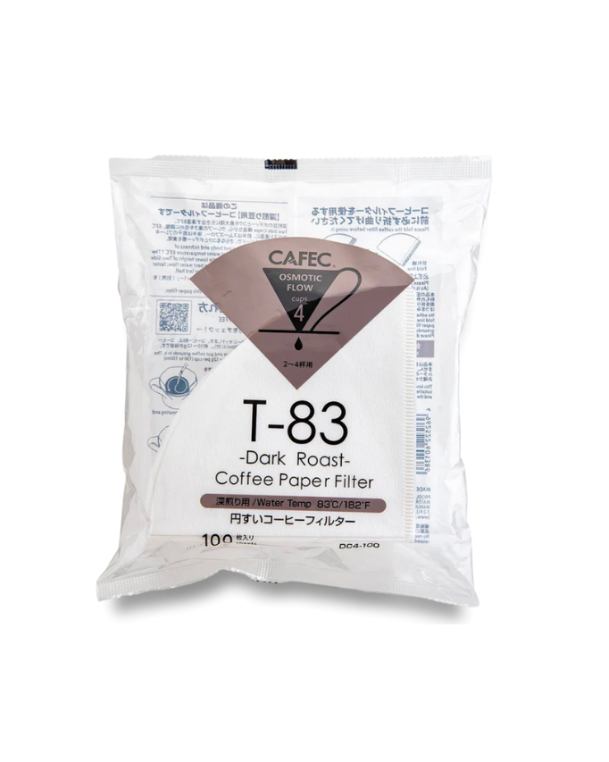 CAFEC dark Roast v60 Paper Filter  كافك فلاتر للتحميص الغامق - Kshta