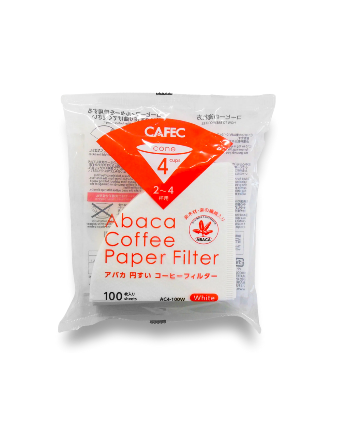 Cafec Abaca v60 Paper Filte كافك فلتر - Kshta