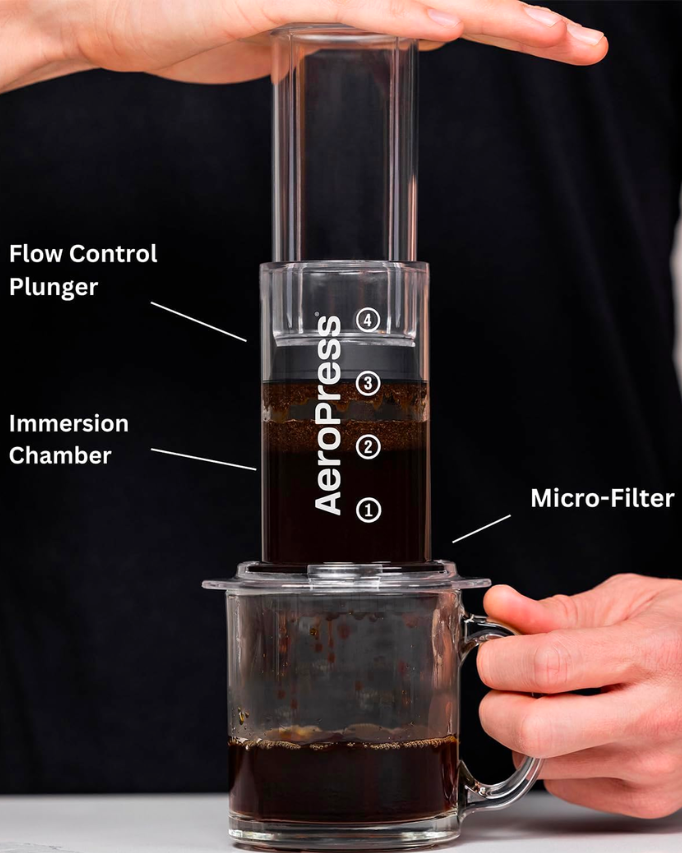 Aeropress Clear Coffee Press   ايروبرس كلير - Kshta