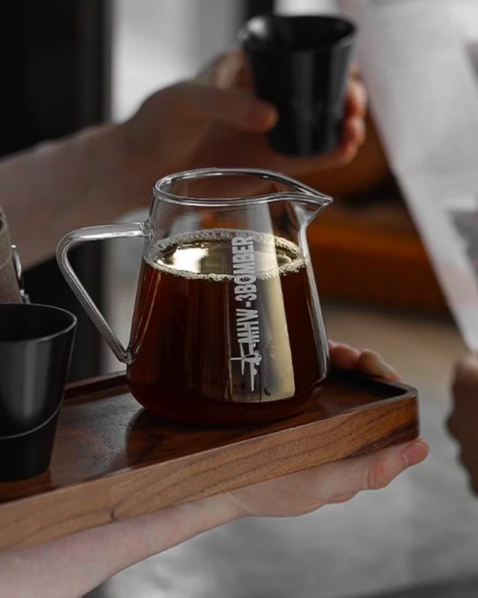 بومبر وعاء قهوة زجاج   MHW-3BOMBER coffee server - Kshta