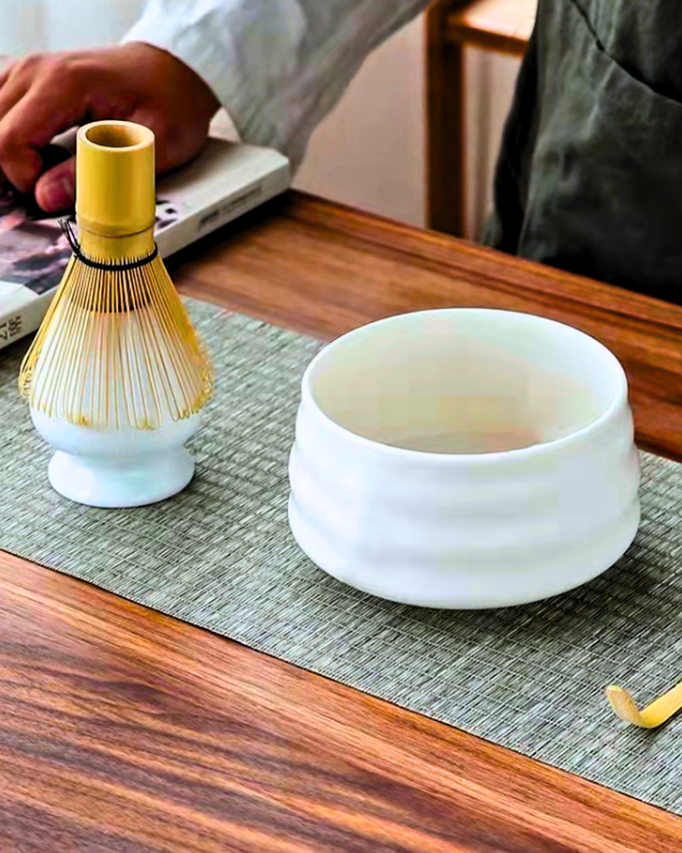 Matcha tea ceremonial set سيت تحضير ماتشا - Kshta