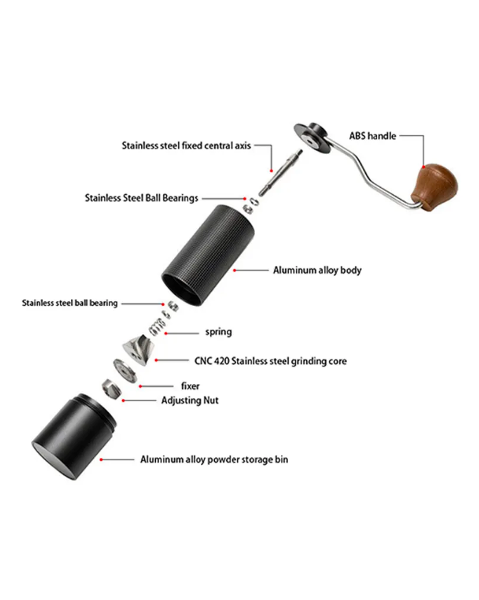 مطحنة قهوة يدوية   manual coffee grinder